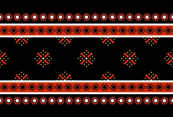 Geometric Ethnic Oriental Seamless Pattern Traditional Design Background Carpet Wallpaper — ストックベクタ