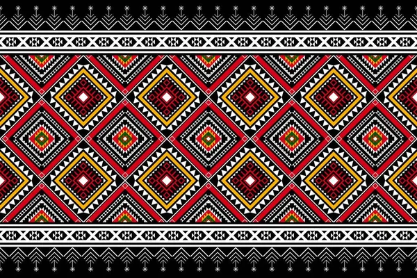 Motif Traditionnel Géométrique Ethnique Oriental Sans Couture Design Pour Fond — Image vectorielle