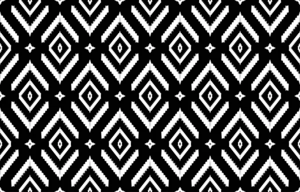 Geometrik etnik oryantal desensiz geleneksel tasarım arka plan, halı, duvar kağıdı. Giyim, ambalaj, Batik kumaşı, Vektör illüstrasyonu. Nakış tarzı, Sadu.