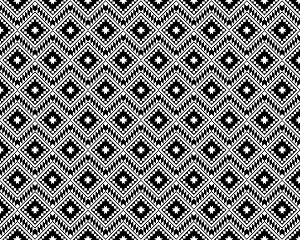 Geometrik etnik oryantal desensiz geleneksel tasarım arka plan, halı, duvar kağıdı. Giysiler, ambalaj, Batik kumaşı, Vektör illüstrasyonu. Nakış stili - Sadu, sadou, sado