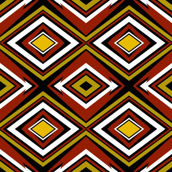 Geometric Ethnic Pattern Design Background Wallpaper — Stock Vector