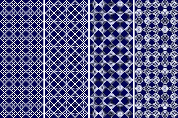 Geometric Ethnic Pattern Design Background Wallpaper — Stock Vector
