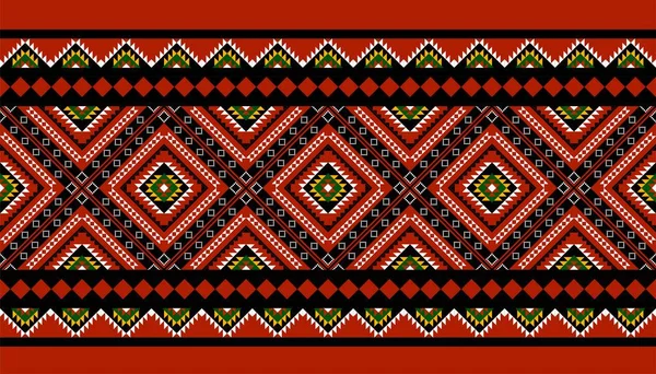 Geometric Ethnic Oriental Seamless Pattern Traditional Design Background Carpet Wallpaper — стоковый вектор