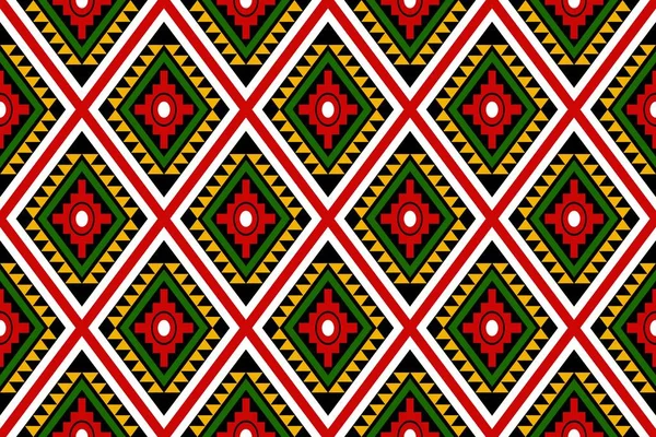 Motif Traditionnel Géométrique Ethnique Oriental Sans Couture Design Pour Fond — Image vectorielle