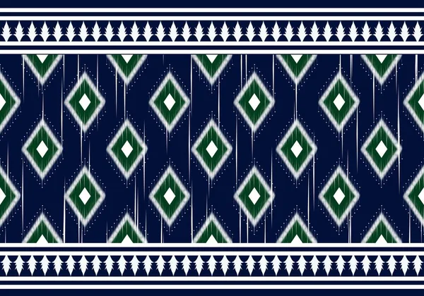 Wzór Geometryczne Tkanina Tekstura Dywan Vintage Wektor Etniczny Kwiaty Styl — Wektor stockowy