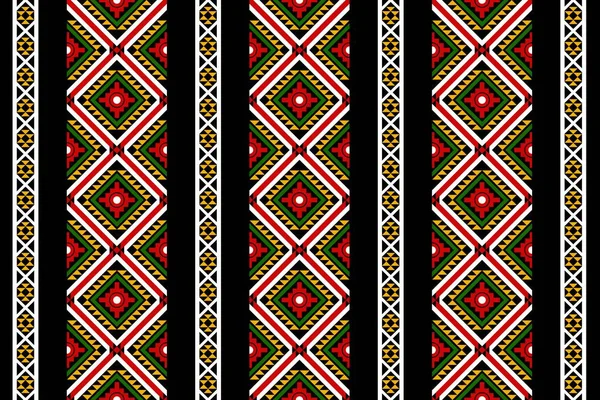 Pola Etnis Oriental Geometris Desain Tradisional Untuk Latar Belakang Karpet - Stok Vektor