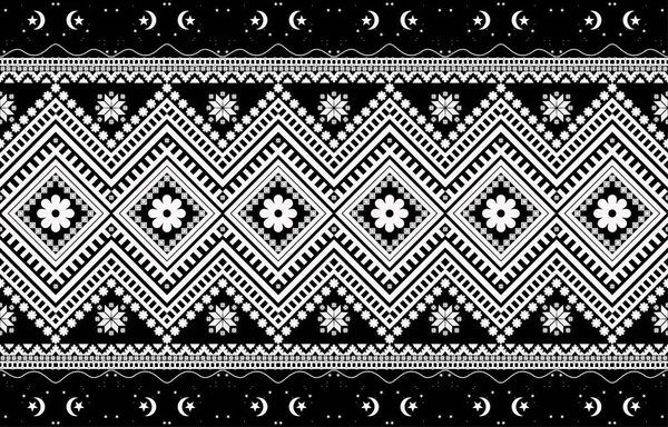 Geometric Ethnic Oriental Seamless Pattern Traditional Design Background Carpet Wallpaper — стоковый вектор