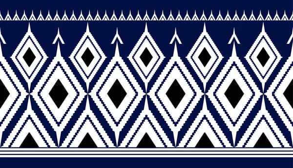 几何东方无缝图案传统的背景设计 包装材料 蜡染织物 矢量插画 刺绣风格 萨多或萨多 — 图库矢量图片