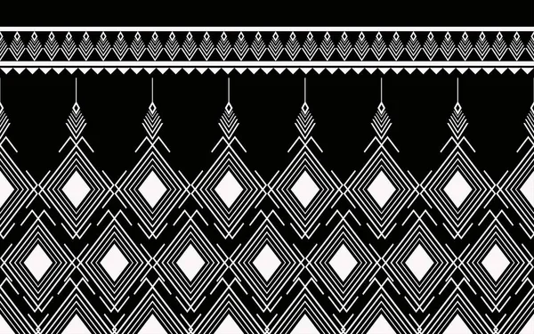 Geometrik etnik oryantal desensiz geleneksel tasarım arka plan, halı, duvar kağıdı. Giysiler, ambalaj, Batik kumaşı, Vektör illüstrasyonu. Nakış stili - Sadu, sadou, sado