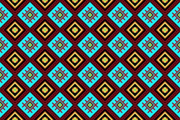 Geometric Ethnic Oriental Seamless Pattern Traditional Design Background Carpet Wallpaper — стоковый вектор