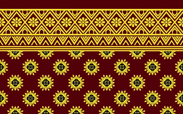 Geometric Ethnic Oriental Seamless Pattern Traditional Design Background Carpet Wallpaper — Stock Vector