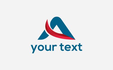 A Letter Creative Logo Vector Template.