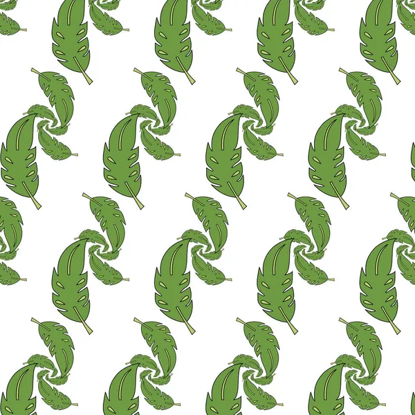 Vektör illüstrasyon, muz, meyve, iştah, beyaz arka plan üzerine çizim. Skeç, stiker.