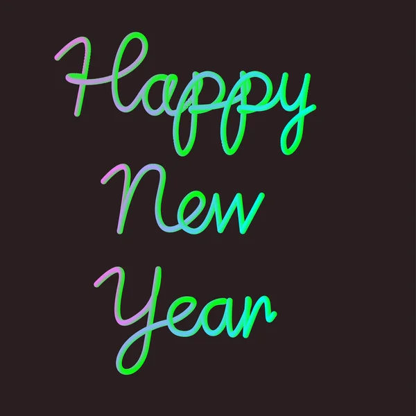 Neon işareti. Dekorasyon, kartpostal ya da poster için tatil mektupları.