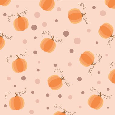 Kabak ile kusursuz vektör grafik deseni vektör illüstrasyonu