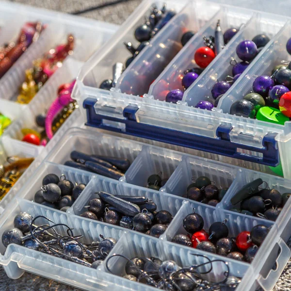 Large Fisherman's Tackle Box Fully Stocked Lures Gear Fishing Fishing Stock  Photo by ©bukhta79 497285274