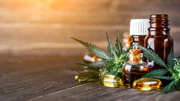 Yeşil yapraklı marihuana yağı. Tıbbi marihuana çiçeği tomurcukları. Kenevir tomurcukları - Tıbbi marihuana kavramı