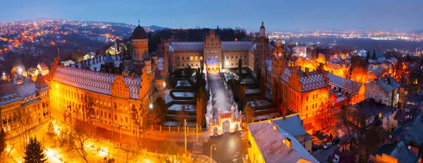 Beroemde Chernivtsi Universiteit Een Architectonisch Monument Van Bukovina Oekraïne Europa — Stockfoto