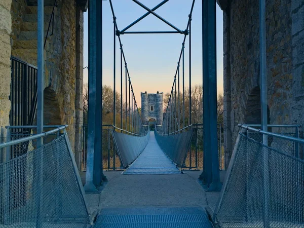 Puerta Del Himalaya Conduce Desde Ardeche Drome Rochemaure — Foto de Stock