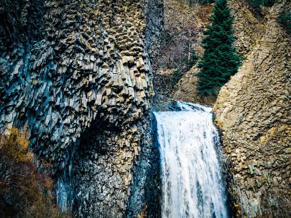 Der Ray Pic Wasserfall Ardche — Stockfoto