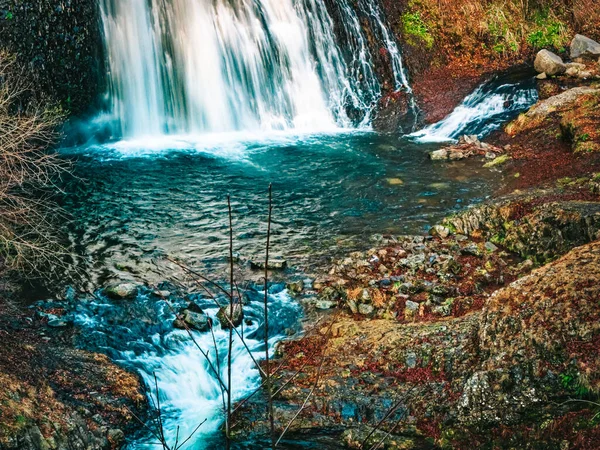 Der Ray Pic Wasserfall Ardche — Stockfoto