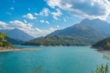 Lac de Sautet en Rhne-Alpes Eyaleti, Fransa
