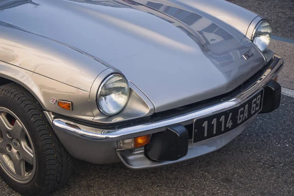 Loriol Sur Drome France September 2022 Vintage Gray Triumph Gt6 — Stock Photo, Image