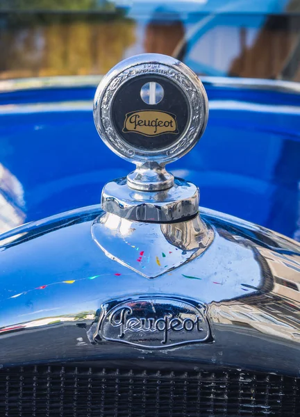 Loriol Sur Drome Frankreich September 2022 Vintage Blue Peugeot 190 — Stockfoto
