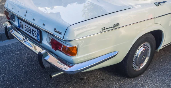 Loriol Sur Drome França Setembro 2022 Carro Velho Vintage Simca — Fotografia de Stock