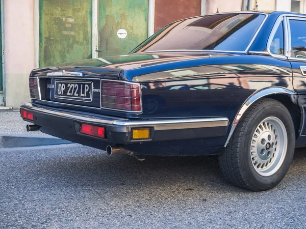 Loriol Sur Drome França Setembro 2022 Black Jaguar Sovereign Xj40 — Fotografia de Stock