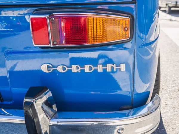 Loriol Sur Drome Francja Września 2022 Vintage Blue Renault Gordni — Zdjęcie stockowe