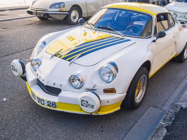 Loriol Sur Drome Γαλλία Σεπτεμβρίου 2022 Vintage Renault Alpine Berlinette — Φωτογραφία Αρχείου