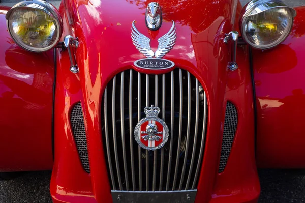 Loriol Sur Drome France Septembre 2022 Red Vintage Citroen 2Cv — Photo