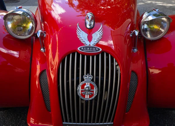 Loriol Sur Drome France Septembre 2022 Red Vintage Citroen 2Cv — Photo