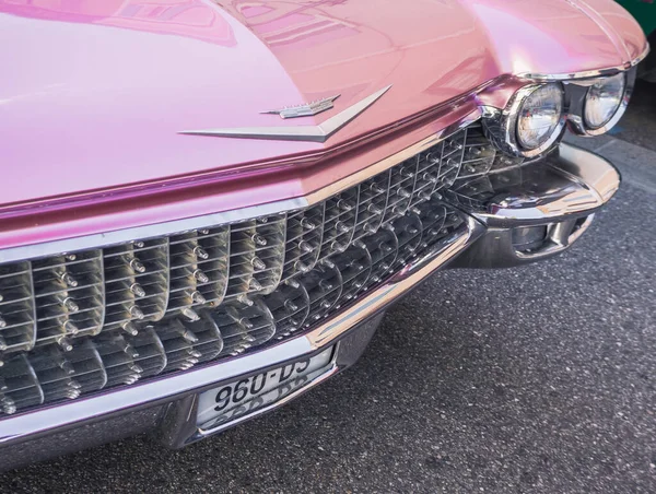 Loriol Sur Drome France September 2022 Front Vintage Pink Cadillac — Stock Fotó