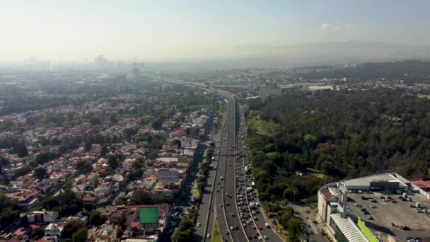 Naucalpan Mexico March 2022 Second Floor Highway Mexico City State — Stockvideo