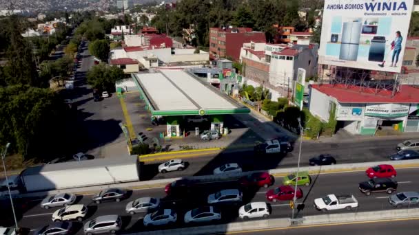 Naucalpan Mexico March 2022 British Petroleum Gas Station State Mexico — Stockvideo
