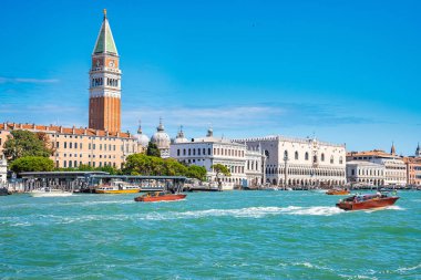 Venedik, İtalya 'daki St. Marks Campanile Kulesi.
