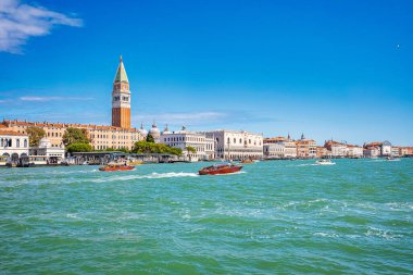 Venedik, İtalya 'daki St. Marks Campanile Kulesi.