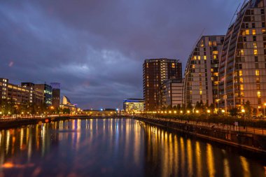 Manchester 'ın iç şehir koruma alanı Kuzey Batı İngiltere.