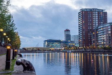 Manchester 'ın iç şehir koruma alanı Kuzey Batı İngiltere.