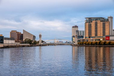 Manchester 'ın iç şehir koruma alanı Kuzey Batı İngiltere.