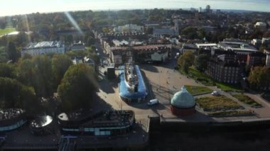 Greenwich Eski Donanma Akademisi 'nin panoramik hava görüntüsü