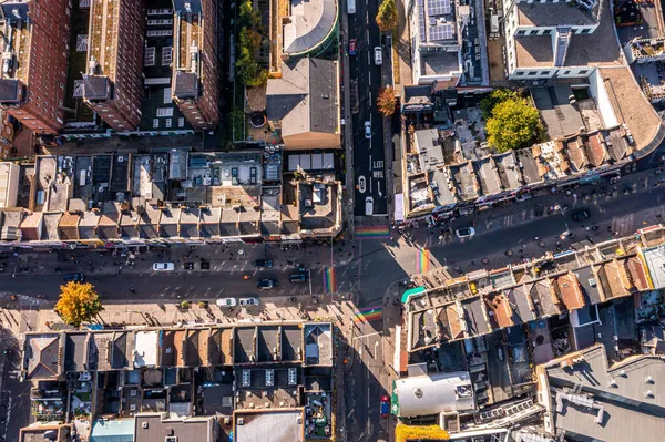 Vista aérea del Camden Lock Market en Londres, Reino Unido. —  Fotos de Stock