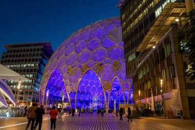 Dubai Fuarı 2020 Birçok muhteşem pavyonu olan sergi.