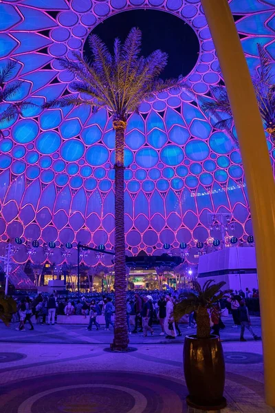 Dubai Expo 2020 výstava s mnoha úžasnými pavilony. — Stock fotografie