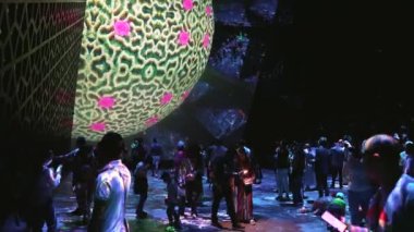 2020 Dubai Fuarı 'ndaki güzel Suudi Arabistan Krallığı veya KSA pavyonu