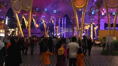 Dubai Fuarı 2020 Birçok muhteşem pavyonu olan sergi.