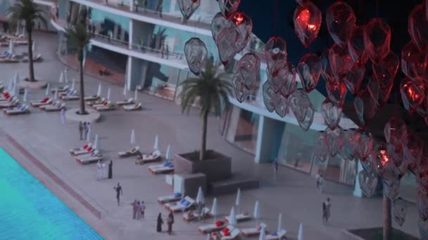 A gyönyörű Szaúd-Arábiai Királyság vagy KSA pavilon az Expo 2020 Dubaiban — Stock videók