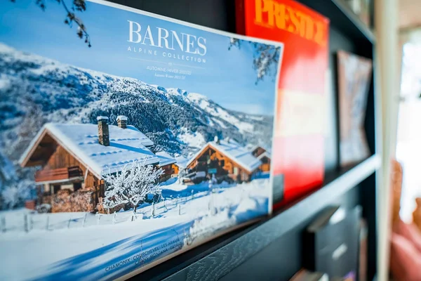 Hôtel Cervo Zermatt Suisse Mars 2022 Maisons Couvertes Neige Avec — Photo